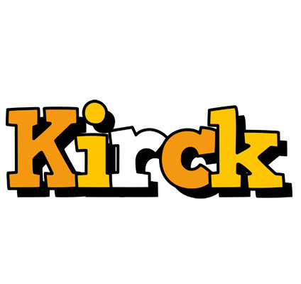 Kirck cartoon logo