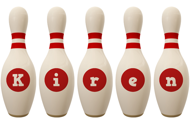 Kiren bowling-pin logo