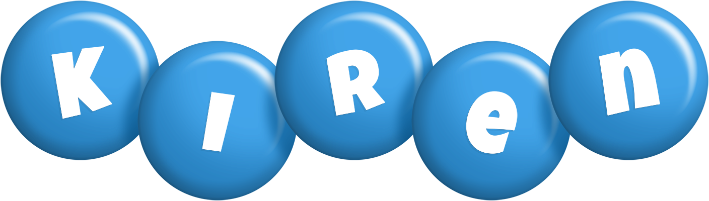 Kiren candy-blue logo