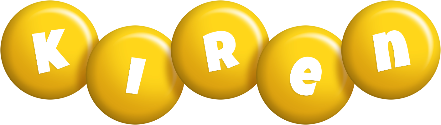 Kiren candy-yellow logo