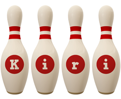 Kiri bowling-pin logo