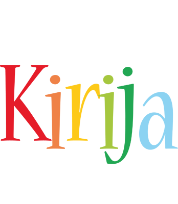Kirija birthday logo