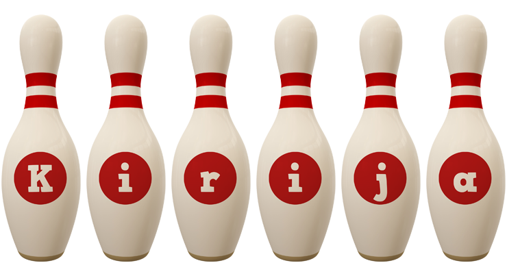 Kirija bowling-pin logo