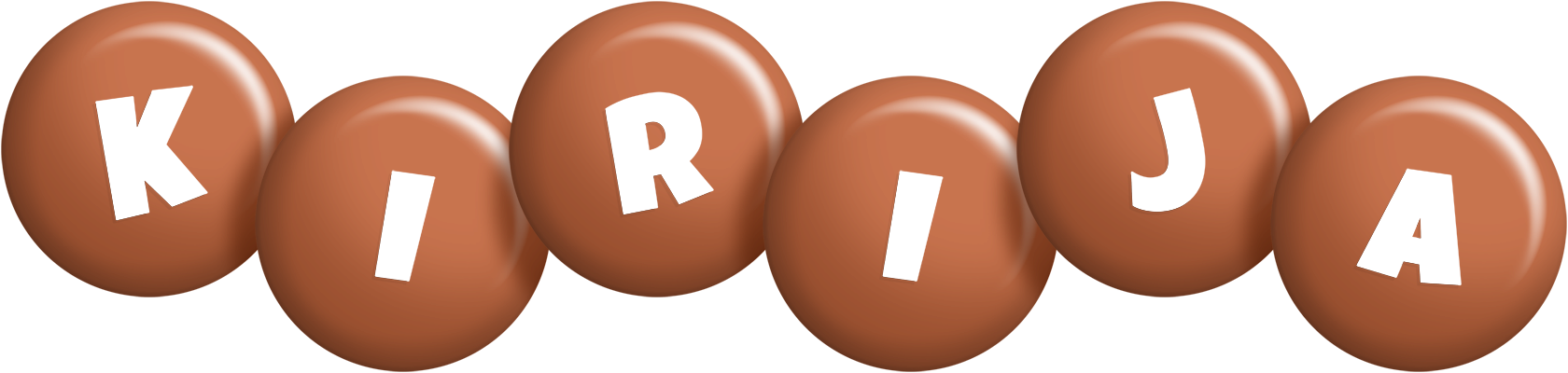 Kirija candy-brown logo