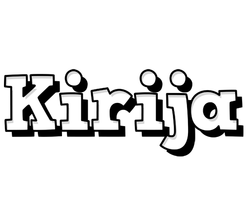 Kirija snowing logo