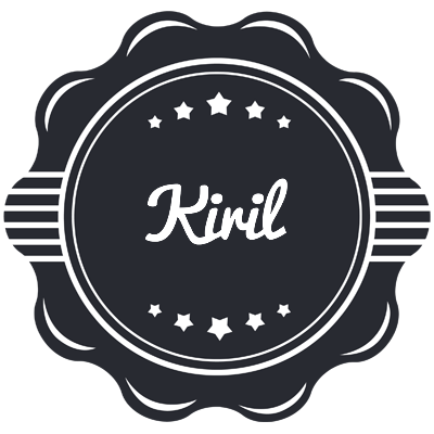 Kiril badge logo