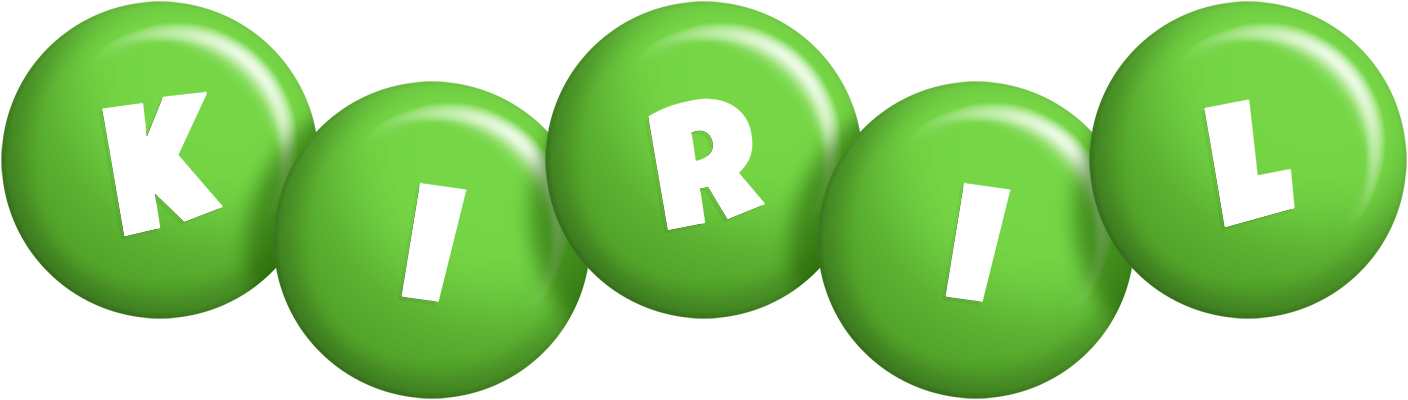 Kiril candy-green logo