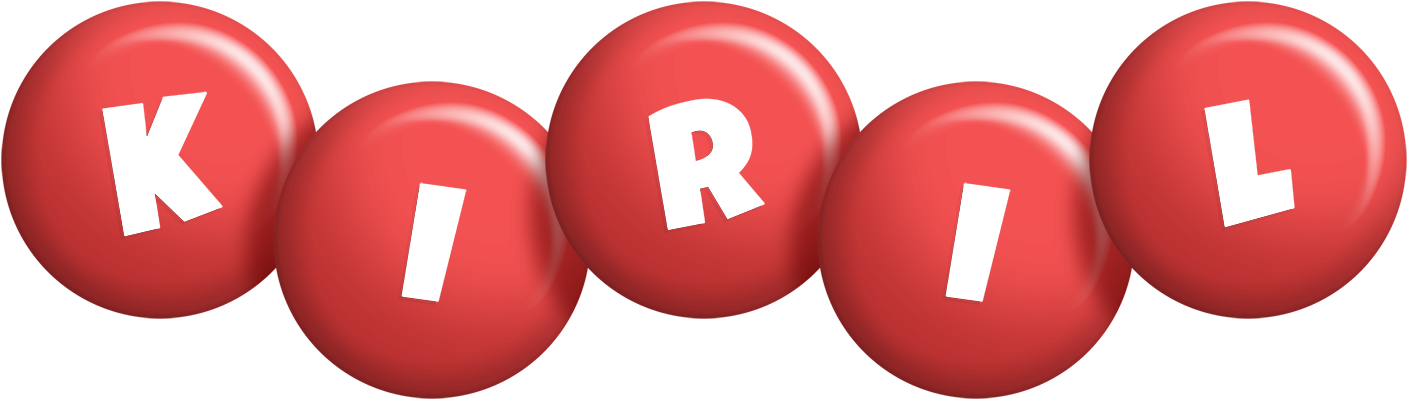 Kiril candy-red logo