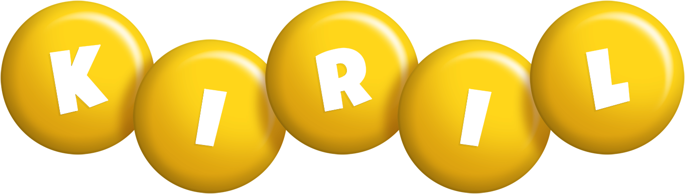 Kiril candy-yellow logo