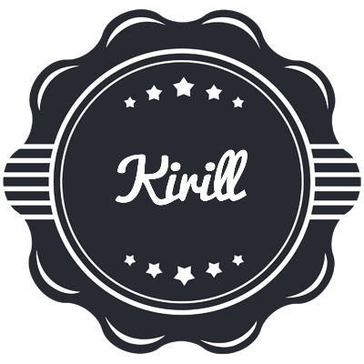 Kirill badge logo