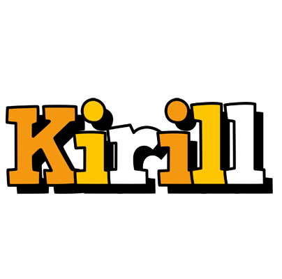 Kirill cartoon logo