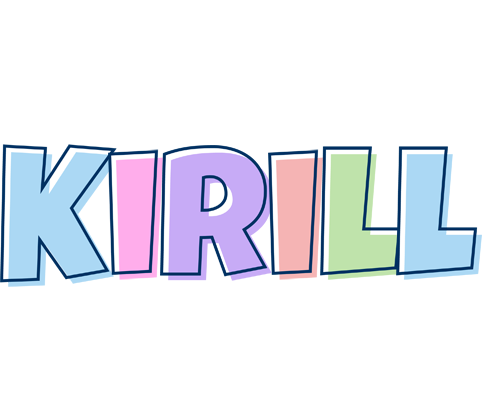 Kirill pastel logo