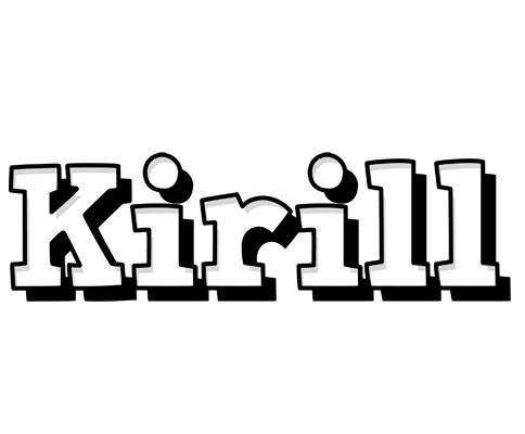 Kirill snowing logo