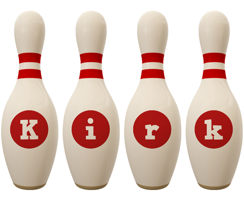 Kirk bowling-pin logo