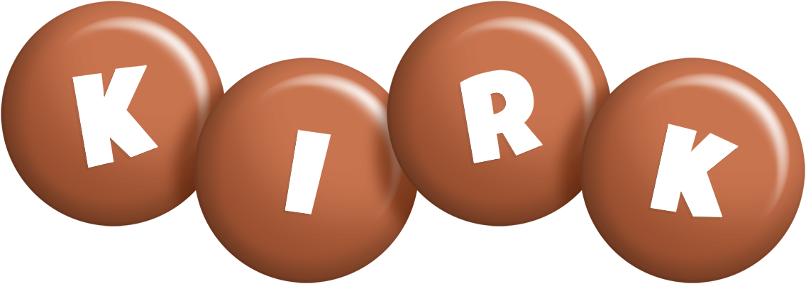 Kirk candy-brown logo