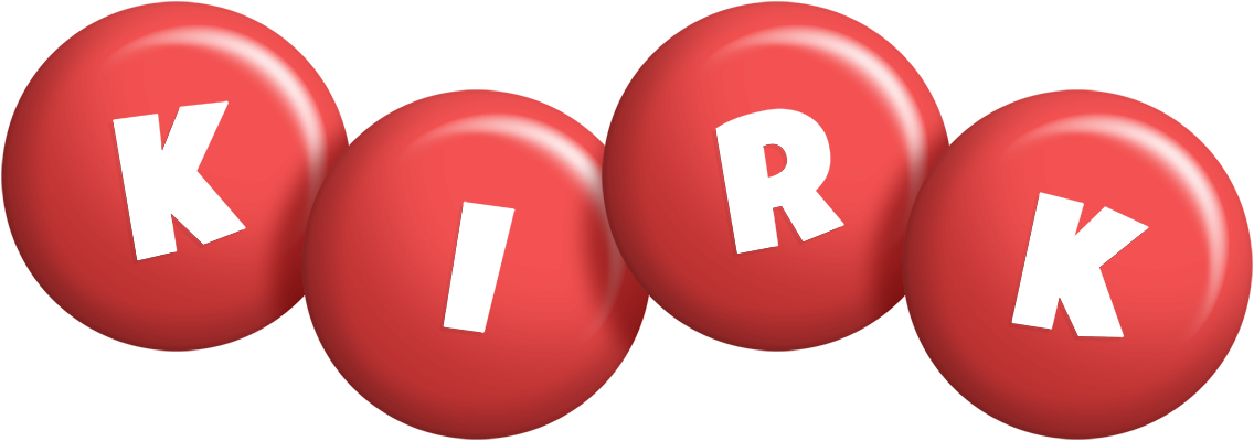 Kirk candy-red logo