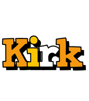 Kirk cartoon logo