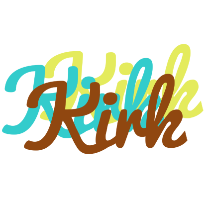 Kirk cupcake logo