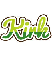 Kirk golfing logo