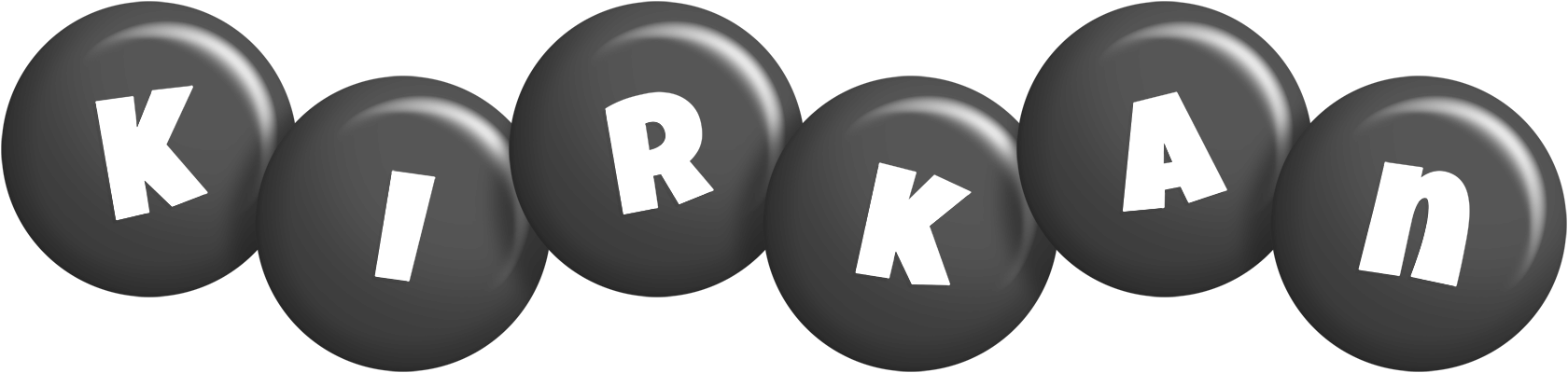 Kirkan candy-black logo