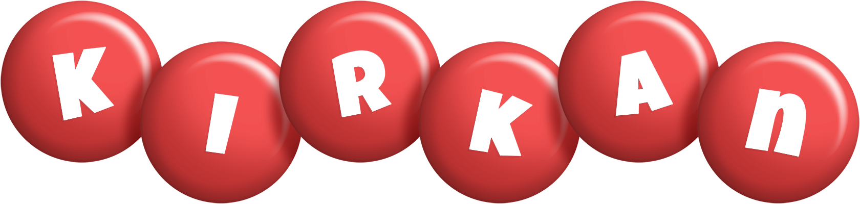 Kirkan candy-red logo