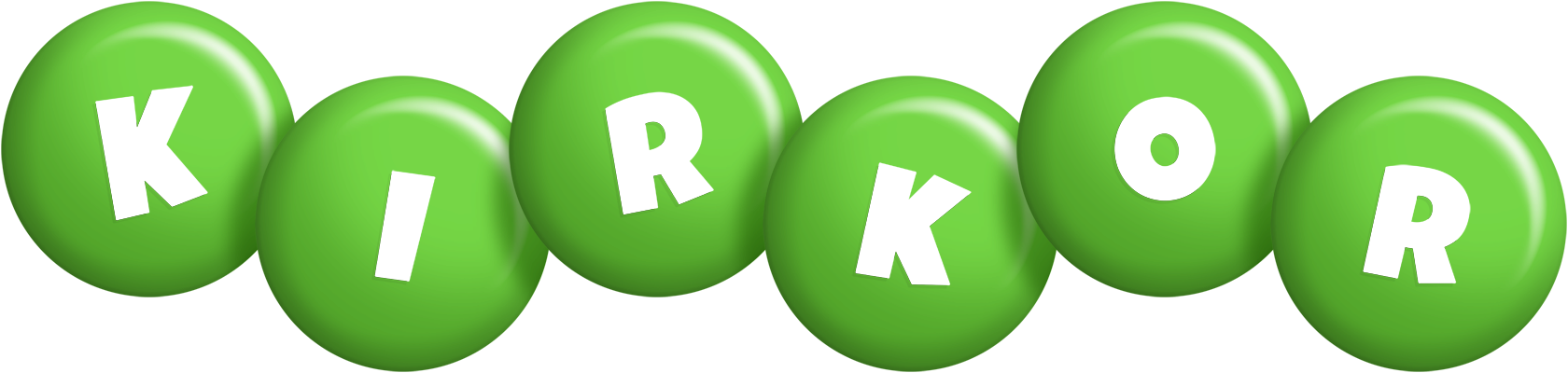 Kirkor candy-green logo