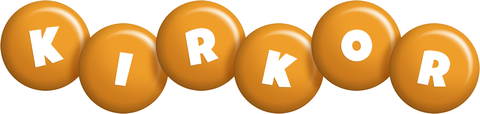 Kirkor candy-orange logo