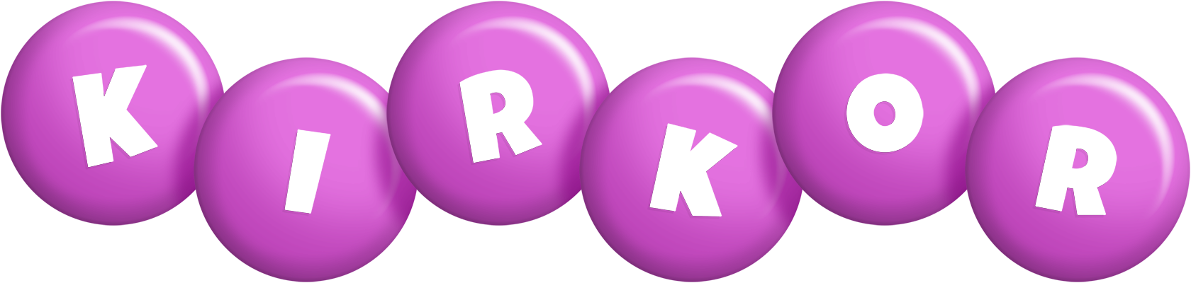 Kirkor candy-purple logo