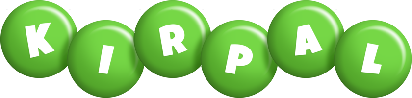 Kirpal candy-green logo