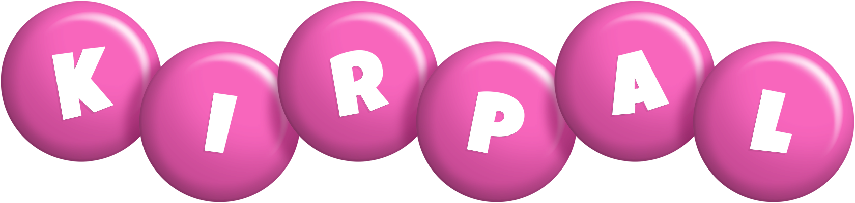 Kirpal candy-pink logo