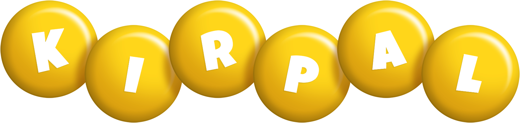 Kirpal candy-yellow logo