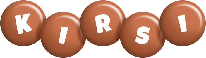 Kirsi candy-brown logo