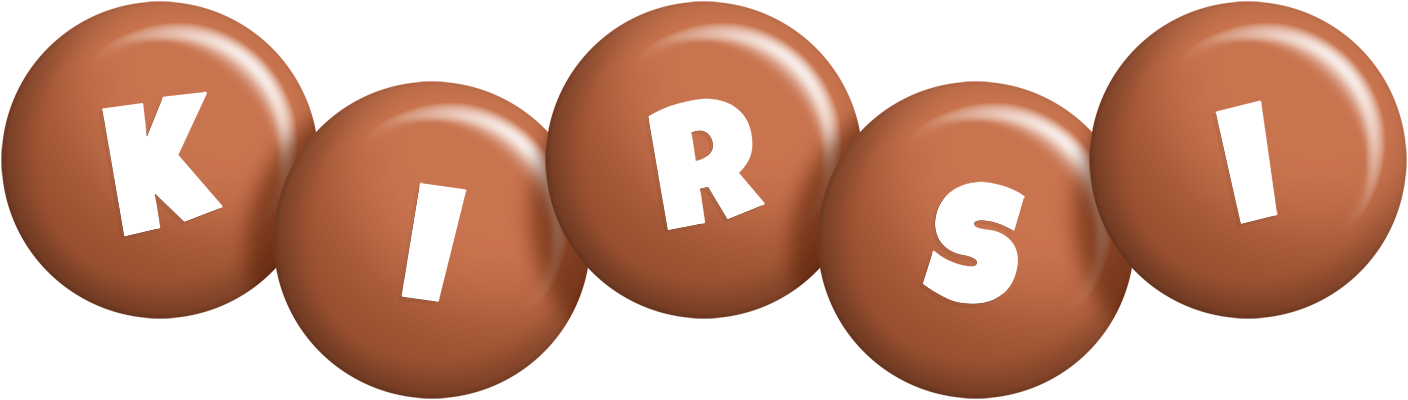 Kirsi candy-brown logo