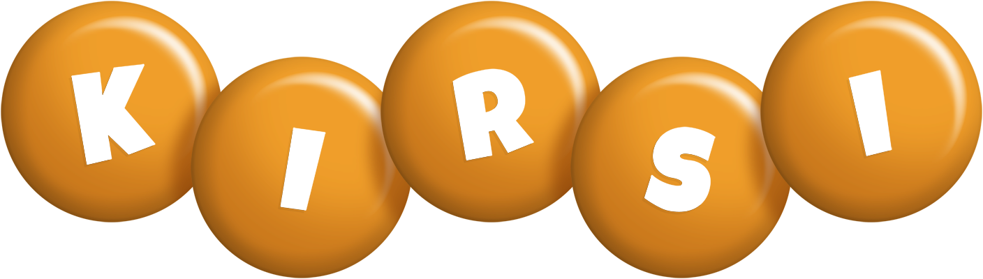 Kirsi candy-orange logo