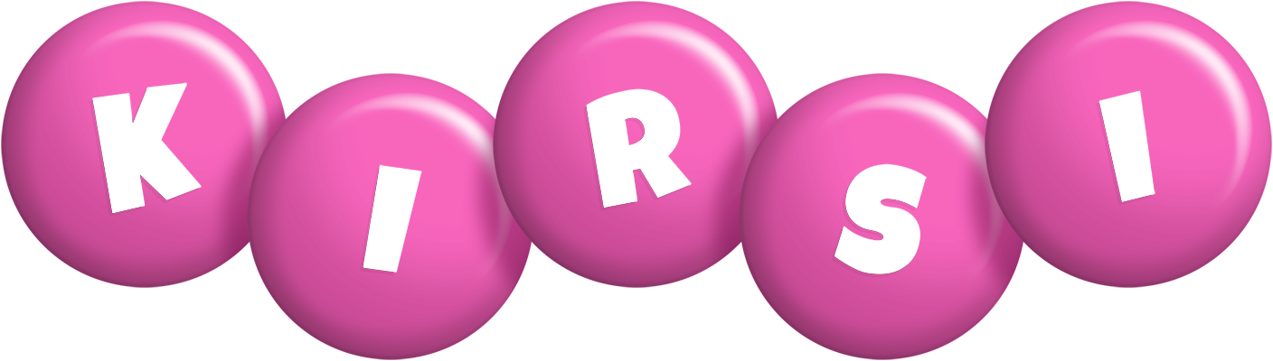 Kirsi candy-pink logo