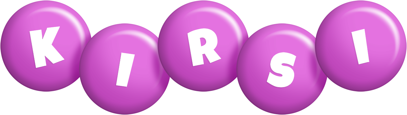 Kirsi candy-purple logo