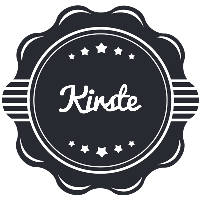 Kirste badge logo