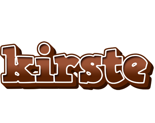 Kirste brownie logo