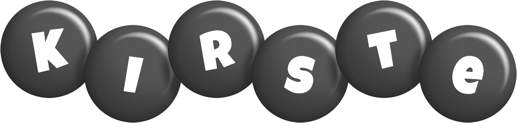Kirste candy-black logo