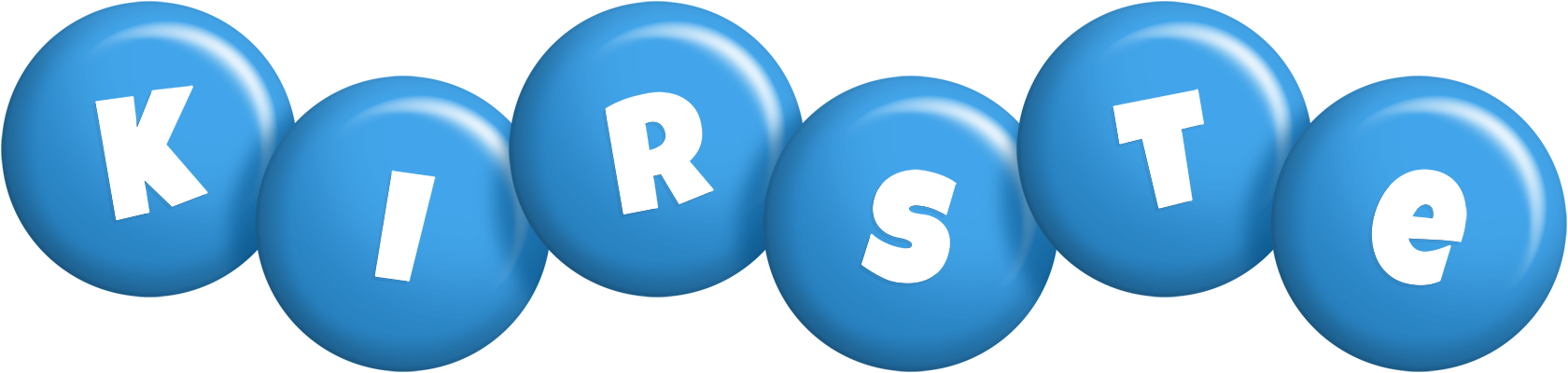 Kirste candy-blue logo