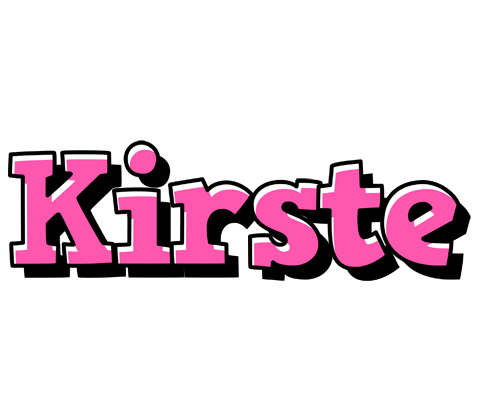 Kirste girlish logo