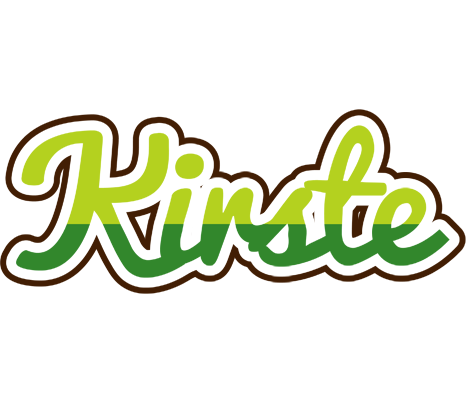 Kirste golfing logo