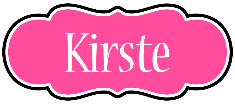 Kirste invitation logo
