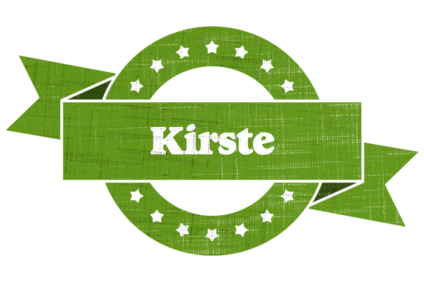 Kirste natural logo