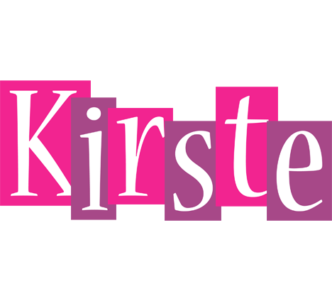 Kirste whine logo