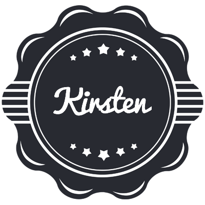 Kirsten badge logo