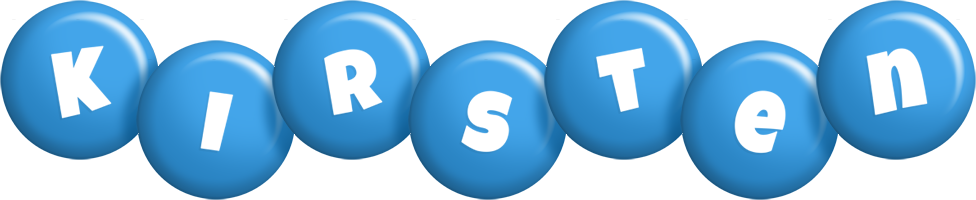 Kirsten candy-blue logo