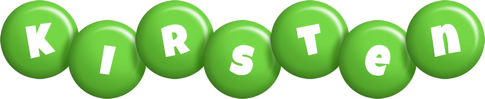 Kirsten candy-green logo
