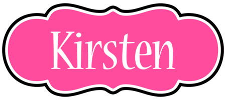 Kirsten invitation logo