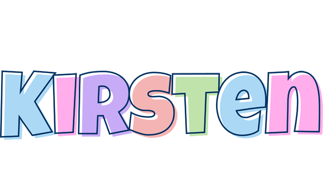 Kirsten pastel logo